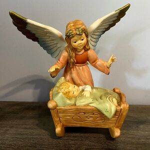 Guardian Angel with cradle